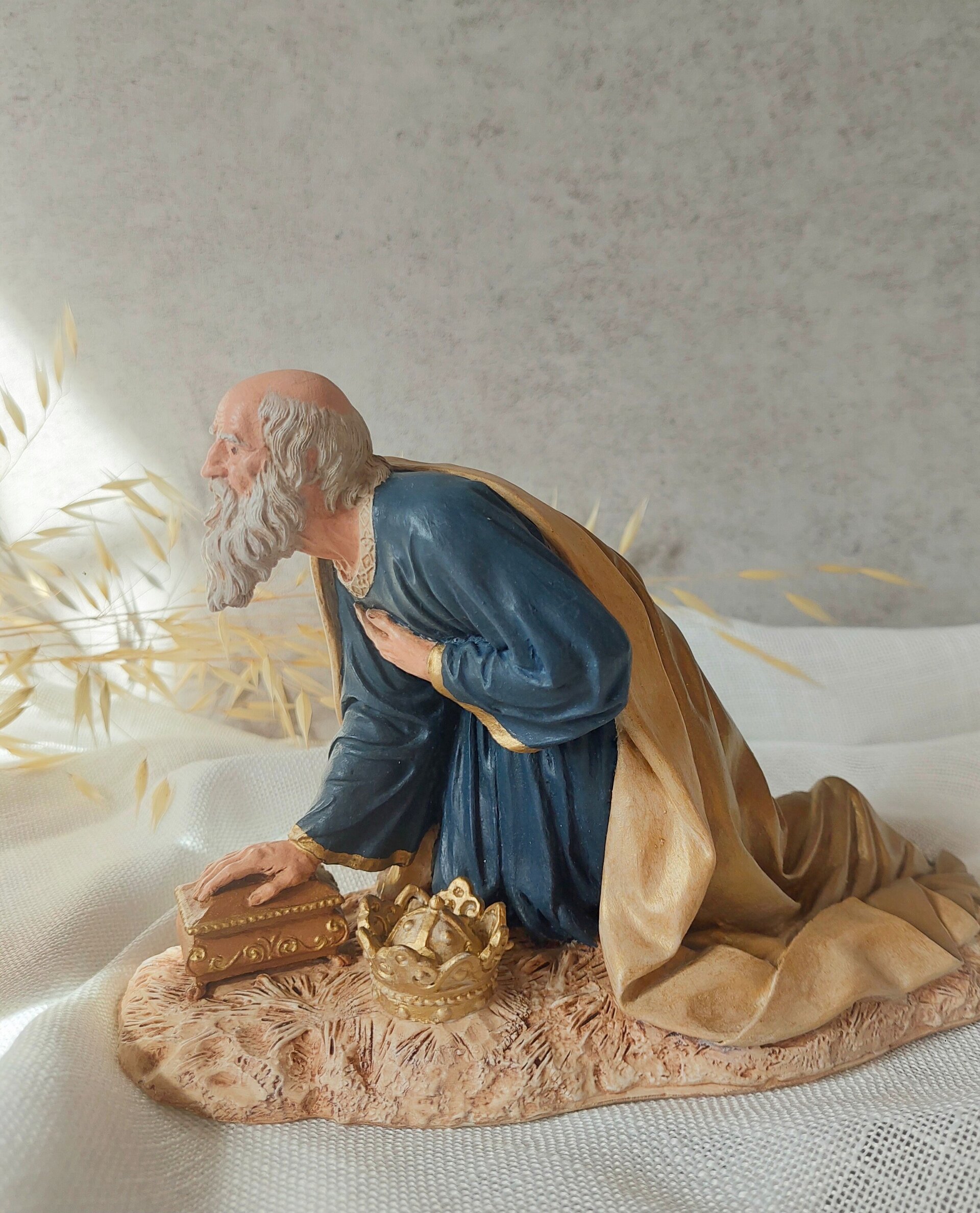 Belén clásico azul real - Reyes - 5