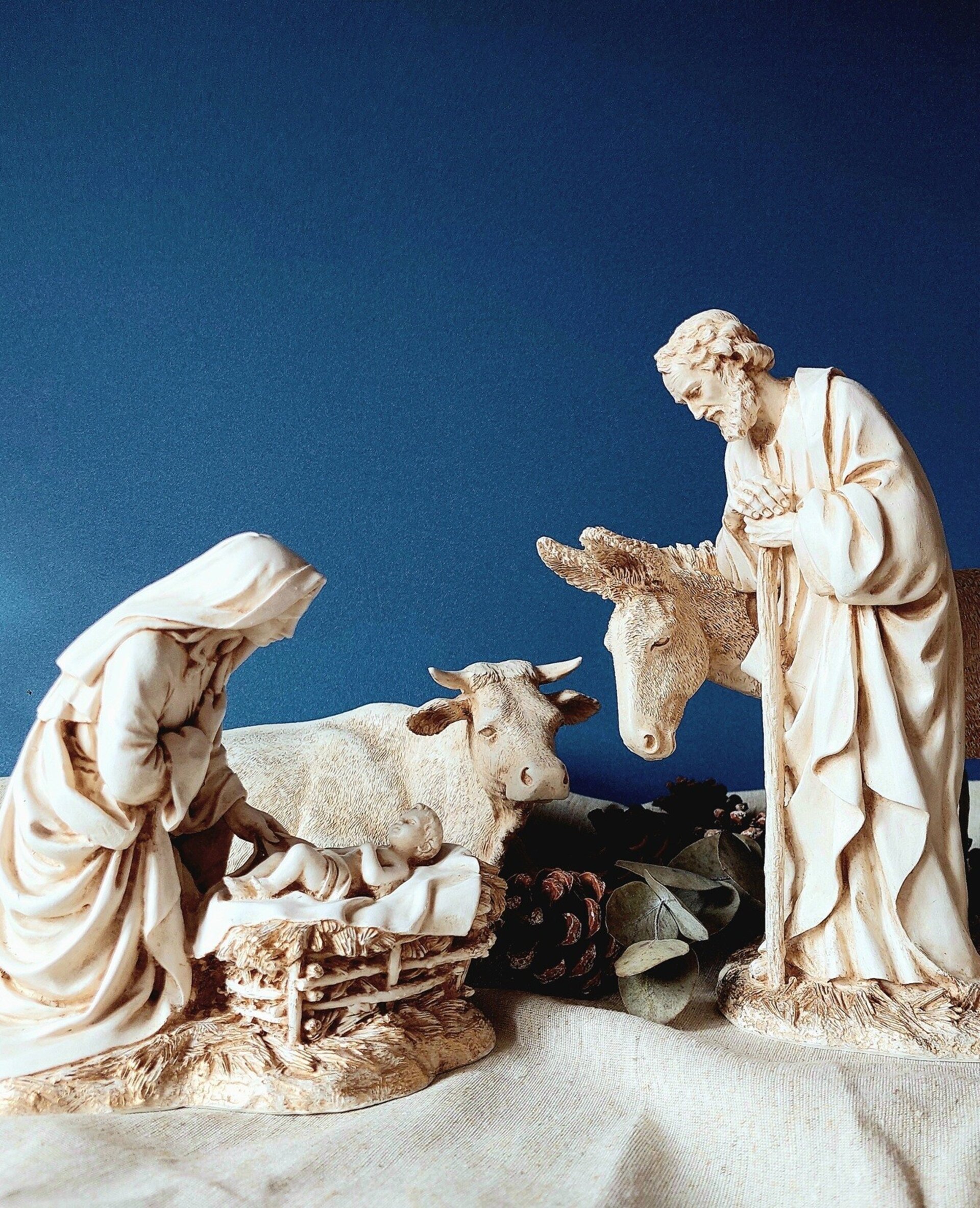 Belén clásico marfil - Misterio - 7