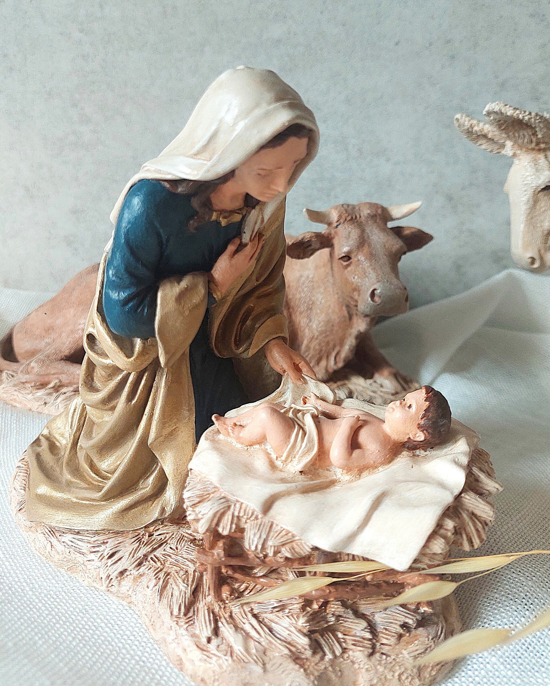 Belén clásico azul real - Misterio - 2