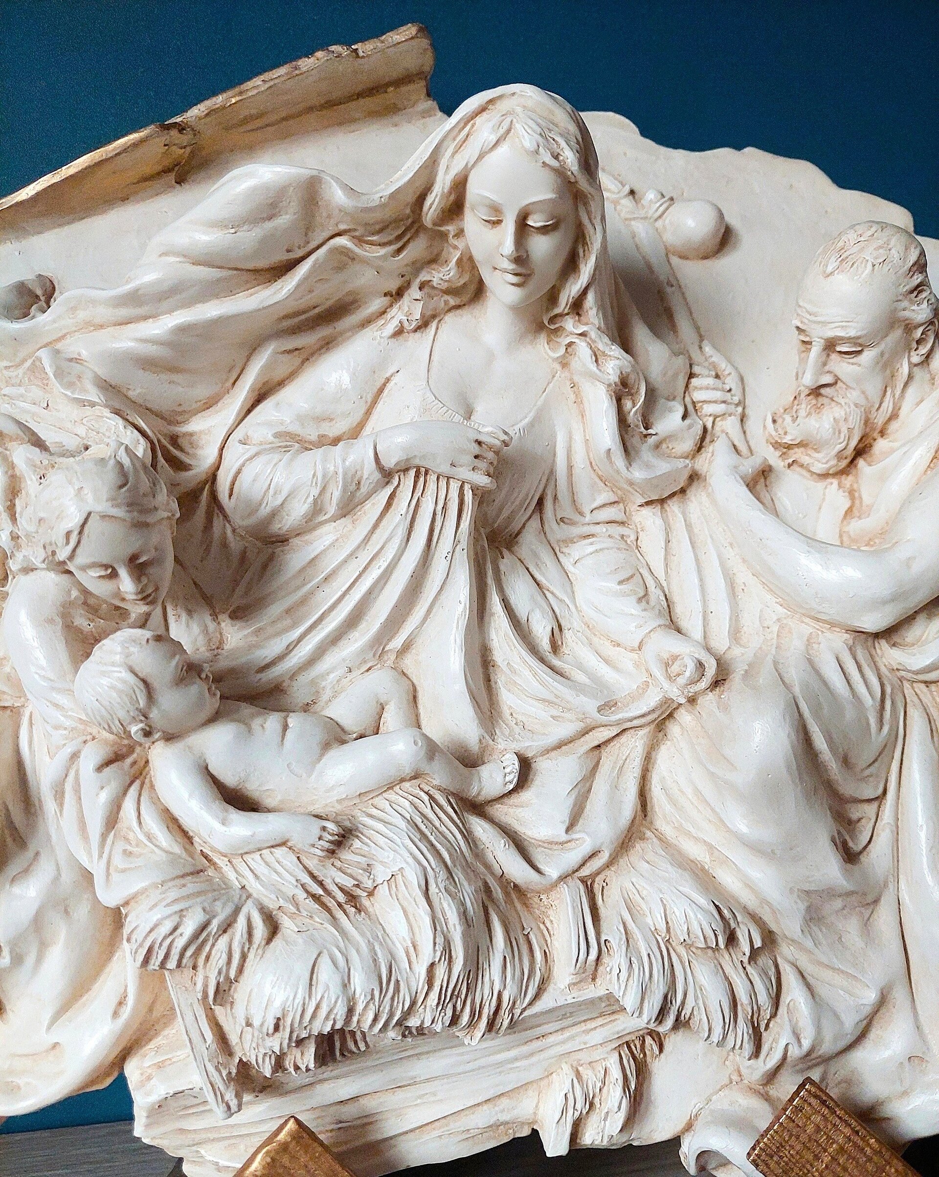 Bajorrelieve belén marfil - 2