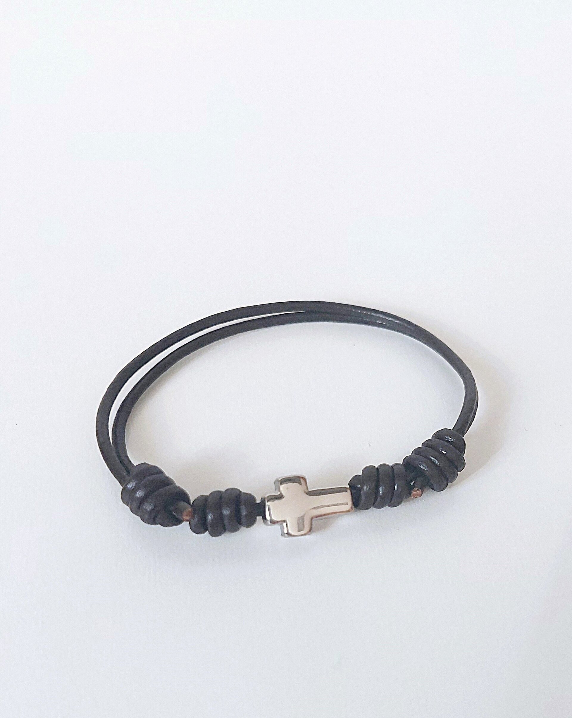 Pack cuadro Ave María - pulsera cruz - decenario infantil - 6
