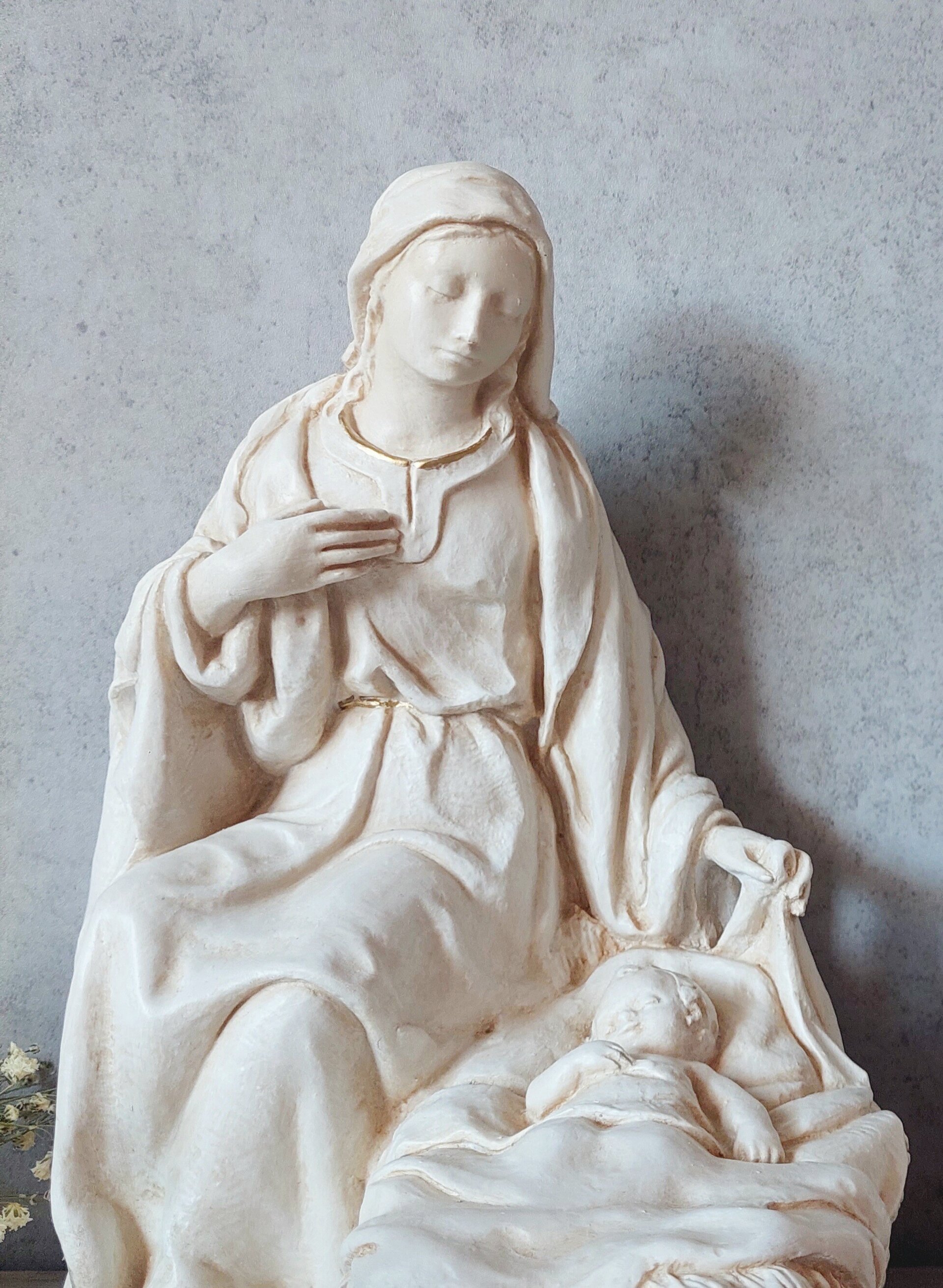 Belén hebreo marfil - Misterio - 2
